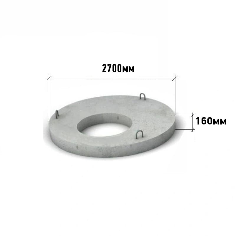 Плита перекрытия колодца 2ПП 25